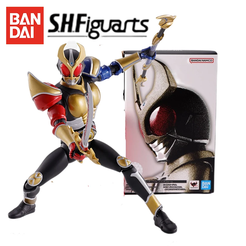 

In Stock Bandai Original Box SHF S.H.Figurats Kamen MASKED RIDER AGITO Nime Action Figure Model Kit Toy Gift for Children