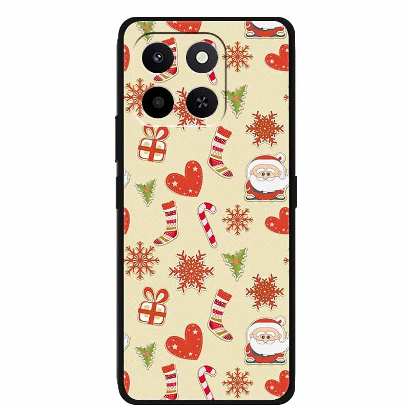 Festive Soft TPU Silicone Christmas Phone Case – Lovely Design
