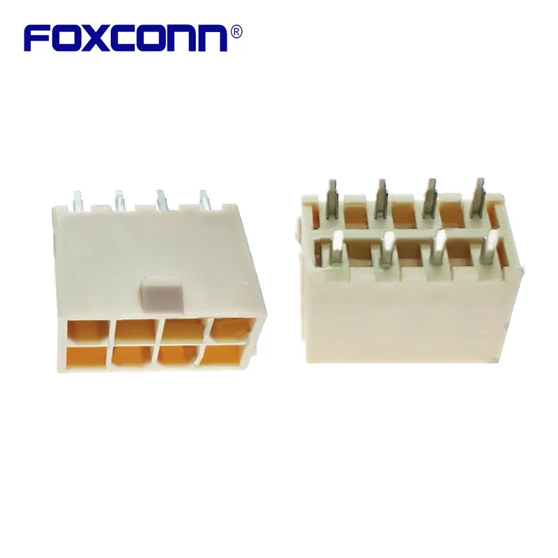 

Foxconn HM3504E Power supply Socket ATX Current holder 8PIN 2*4 Spacing 4.2 Connector