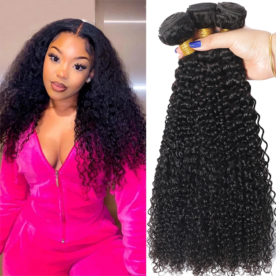 203953-5d9236.jpg S99c777eee8b04c44aec8df102071f0bfS Indian Afro Kinky Curly Bundles 1/3/4PCS Human Hair Extensions Unprocessed Virgin Hair 100% Human Hair Weave Bundles Jerry Curl Mallzona
