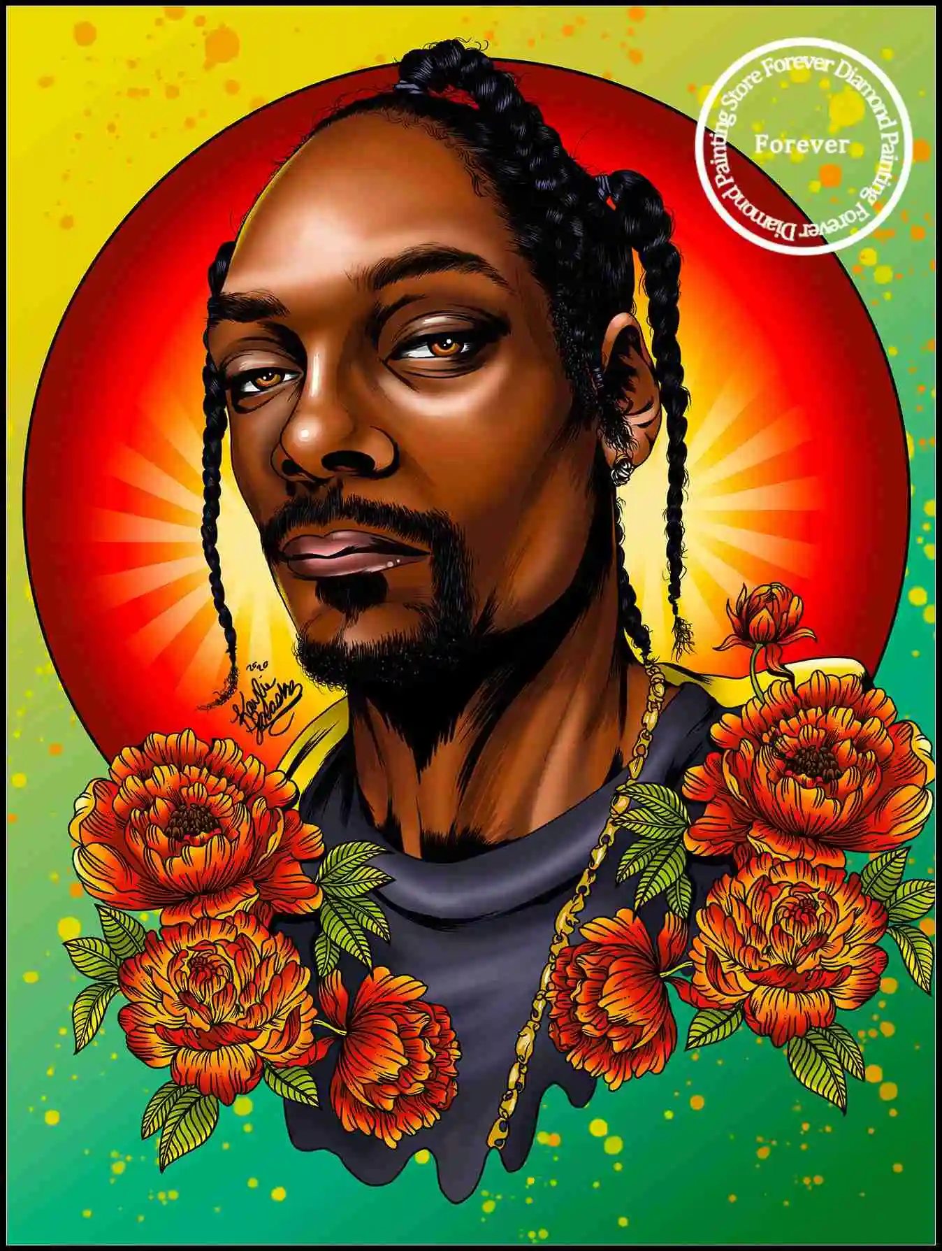 Snoop Dogg Singer Music Star Diamond Painting Gangsta Rap