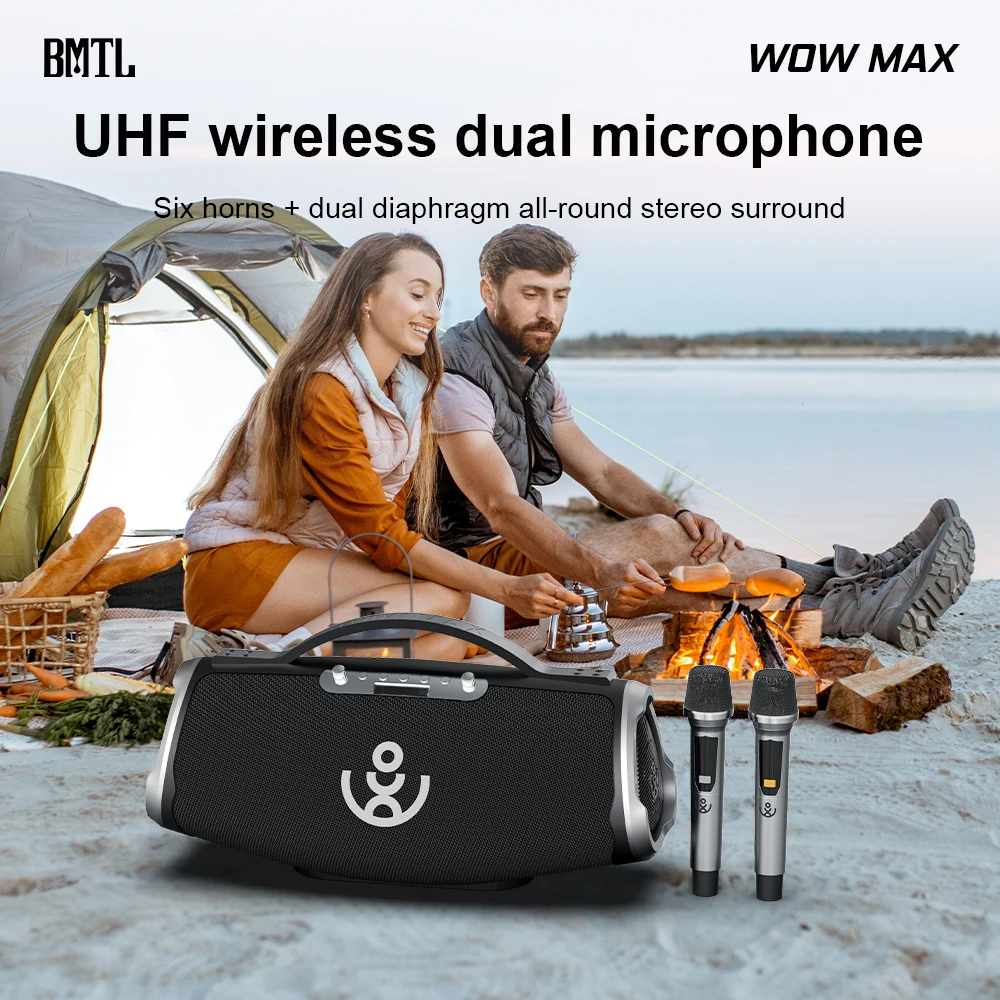 Xdobo Wow Max Three-frequency Sound Box Speaker 300W Bluetooth Subwoofer With Wireless Microphone Outdoor Speaker Gifts