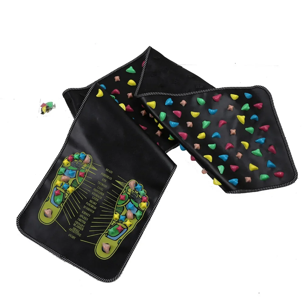 Fingerpressure Board Foot Massage Pad Health Acupoint Reflexology Walking Pressure Board Imitation Goose Soft Stone Road