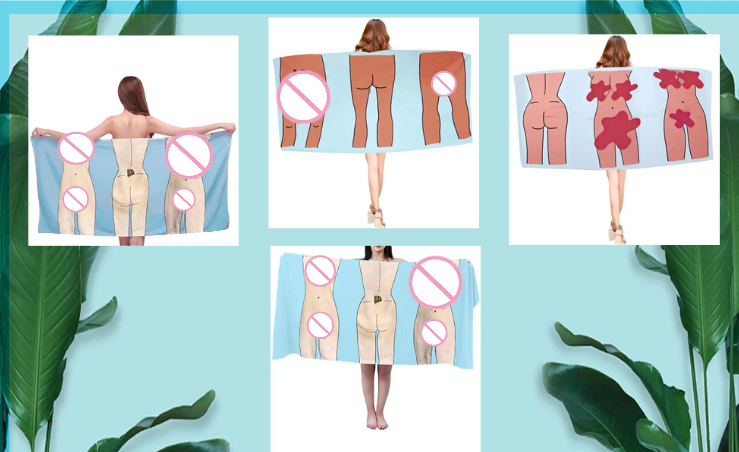 Description Picture 4 of itemCreative Bath Towels Soft Fast Drying Funny Sexy Penis Printed Bath Towel Women Men Naked Man With Penis Naked Beach Bath Towel