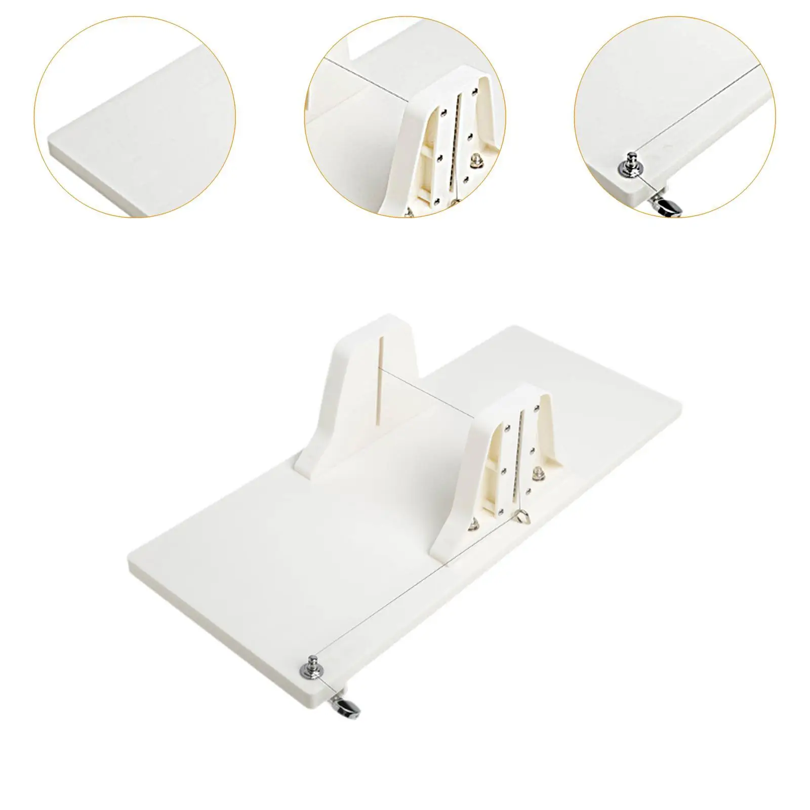 Adjustable Slab Soap Cutter Push Soap Cutter DIY Making Professional Beginners with Size Scale, Cutting Machine