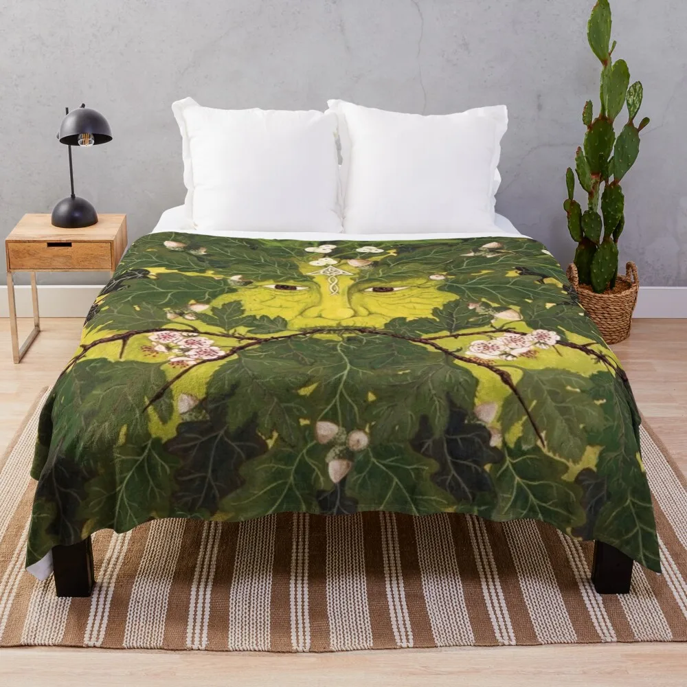 

The Greenman Throw Blanket Bed Fashionable Blanket Fluffy Shaggy Blanket For Sofa Sofa Throw Blanket