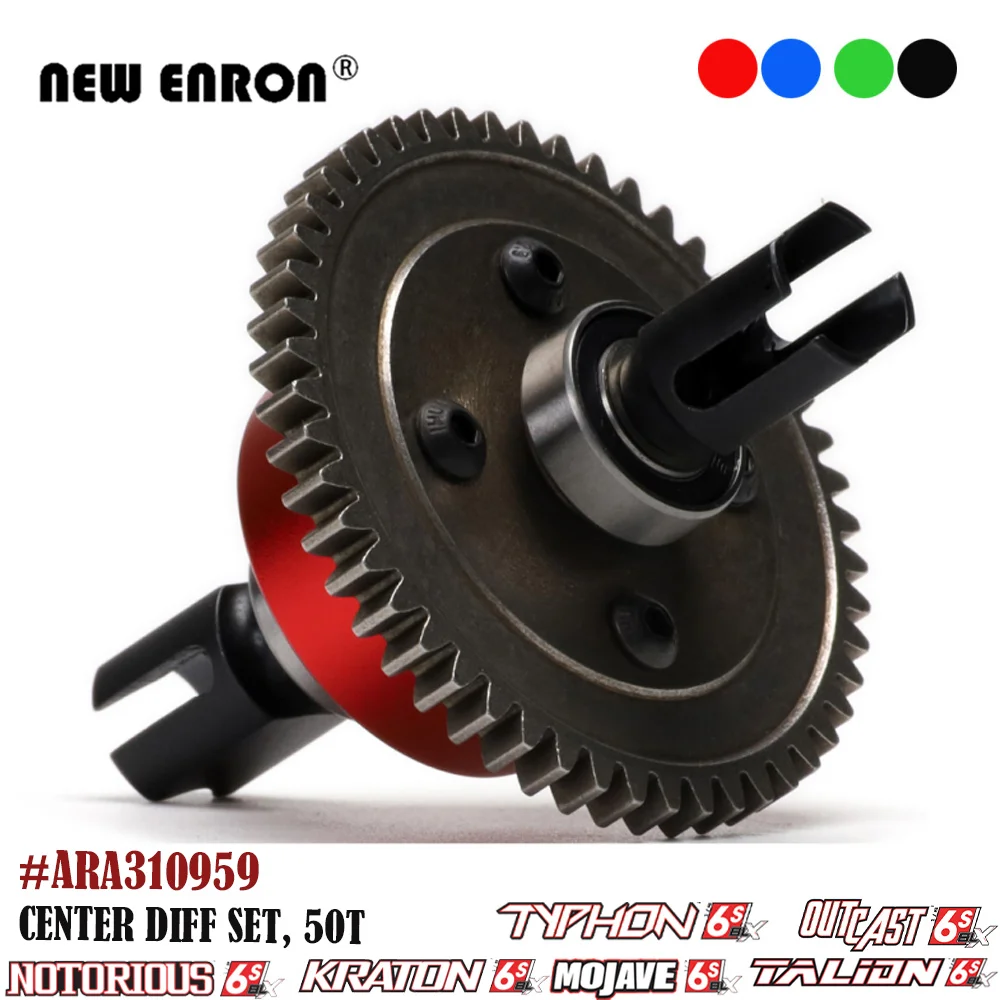 Assembled Center Diff 46T/50T Spur Gear Set ARA310959 For RC