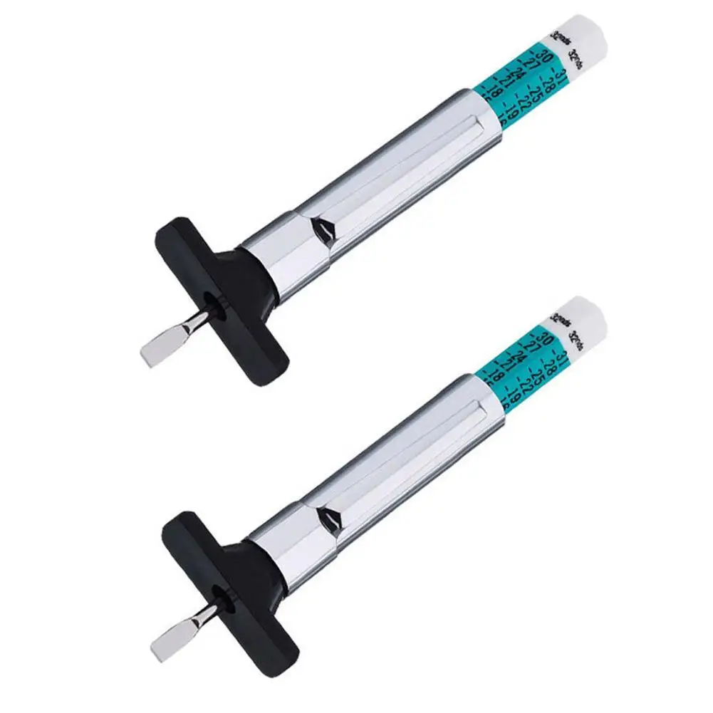 Tyre Tread Depth Gauge Car Tyre Tire Tread Depth Gauge Meter Auto Tire Wear Detection Measuring Pen Pen Color Coded Digital Caliper Monitoring System
