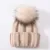 Jaxmonoy 2021 Winter Hat Solid Color Soft Beanies Women Warm Wool Hat Striped Cuffed Cashmere Knitted Skullies Beanies 31