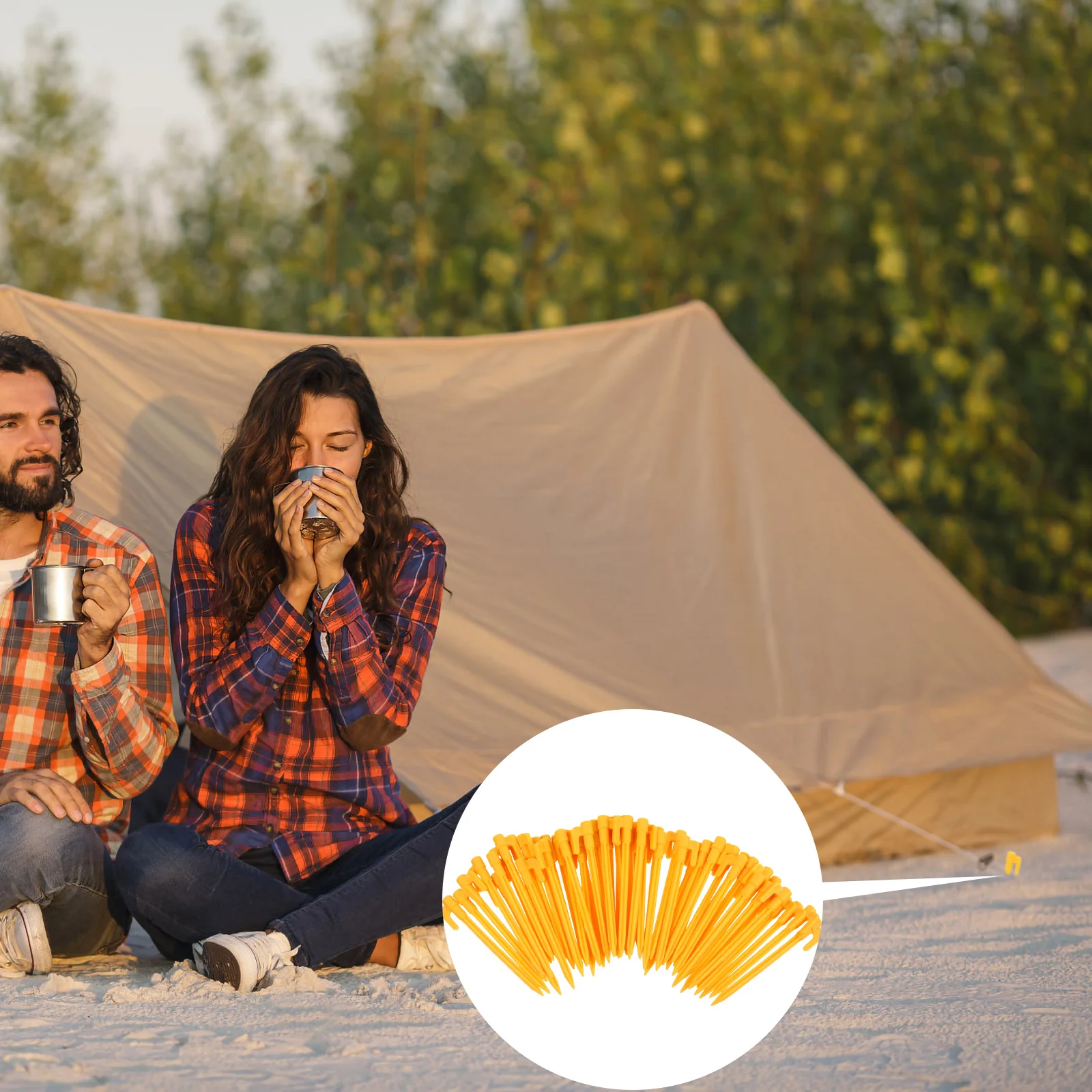 

Camping Tent Fixing Pegs Outdoor Tent Plastic Fixing Nails Ground Nails Tent Ground Nails Camping Tent Nails Accessories