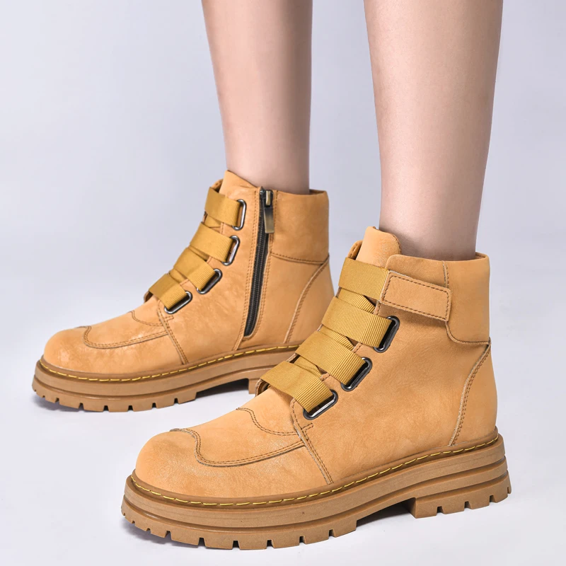 

ankle Boots Men genuine Leather Shoes Fashion Motorcycle Military Boots For Men plush Winter snow Boots Man Shoes Botas Hombre