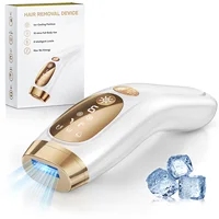 Laser Hair Removal with Ice Cooling Care Function for Women Men Permanent,Unlimited Flashes Painless Epilator IPL Hair Remover 1