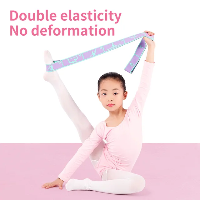 8/9 Loops Children Upgrade Pattern Guide Digital Resistance Elastic Band for Dance, Gymnastics, Ballet rubber band for training 3