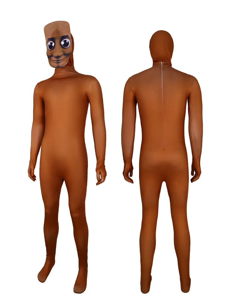 Masque Tung Sahur En Latex Réaliste - Pour Halloween, Cosplay, Fête Horreur - Taille Adulte Universelle