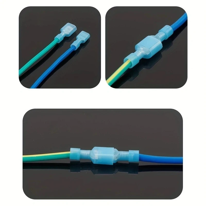 Connettori Elettrici 120pz - Terminali A Forcella E Proiettile, Con Manicotti Trasparenti - Foto 7