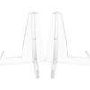 High Grade Acrylic Plate Display Stand Jade Holder Shelf Storage Rack For Dining Room Transparent Small Size Strong Durability 5