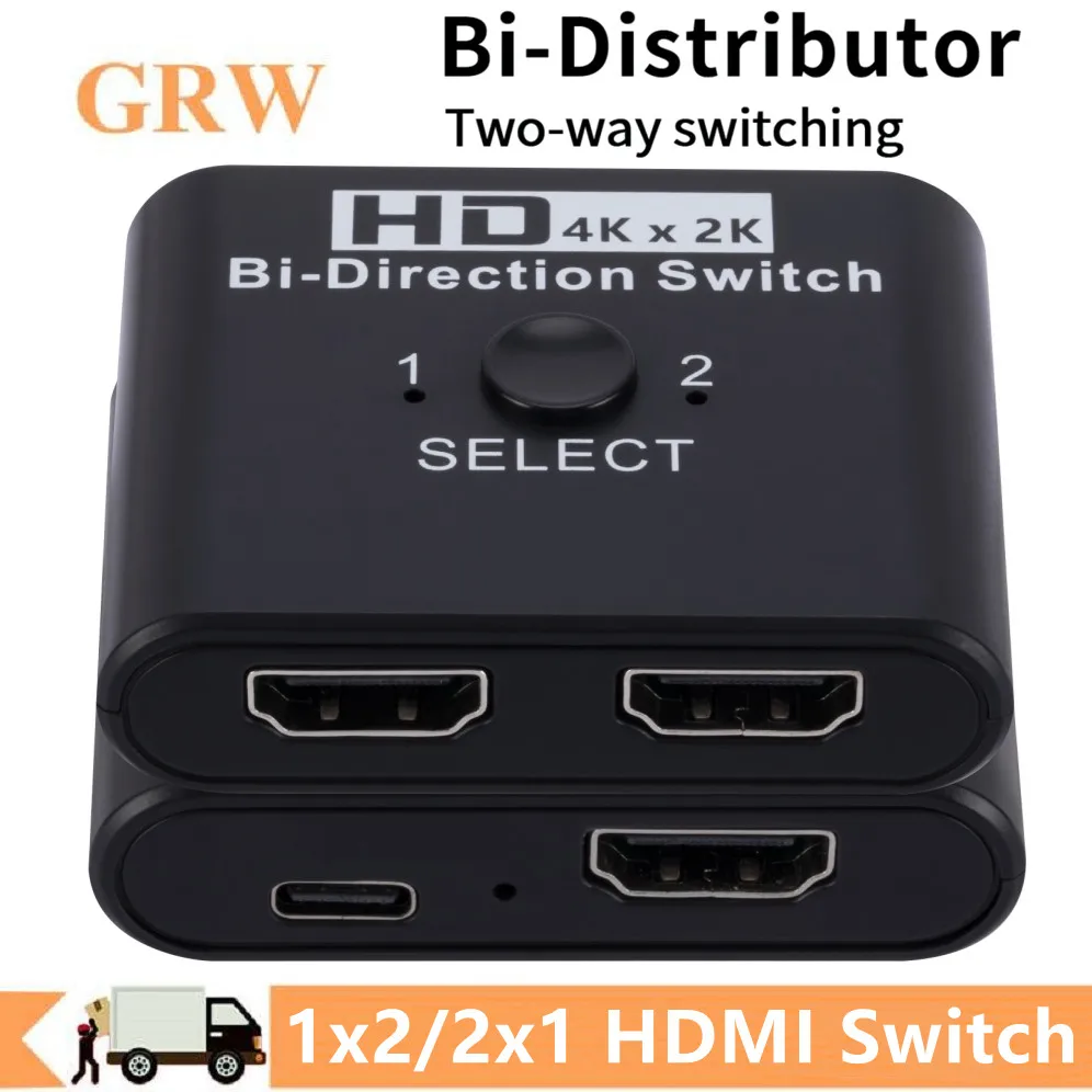 Hdmi Switch 4k x 2k Splitter Hub para Xbox Ps4 tv Box Blu-ray Player Switcher Hdmi Bidirecional em Out em Out