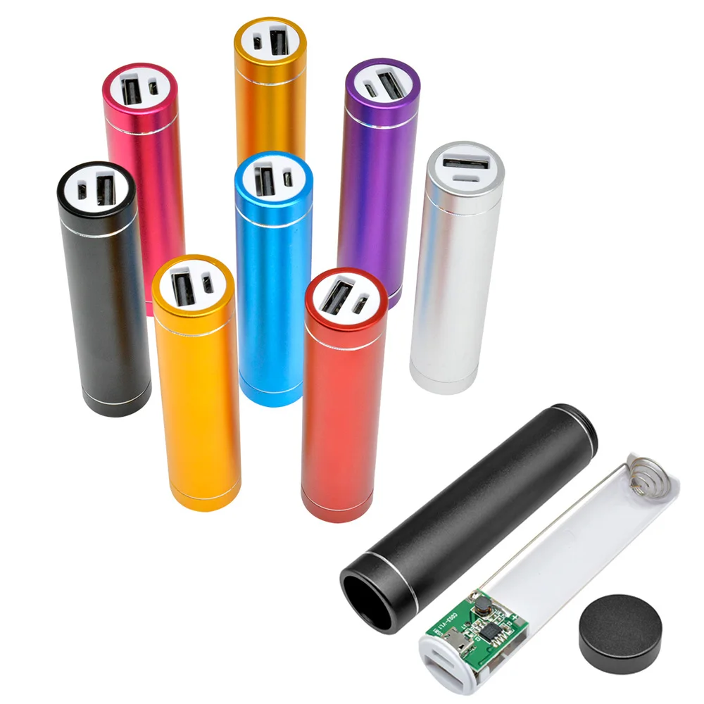

Металлический внешний аккумулятор с USB-портом, 1 А, 5 В