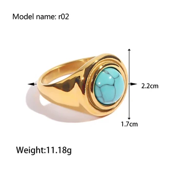 Anelli Semplici in Acciaio Inossidabile 2026 per Donne, Colore Oro, Anelli Geometrici Lisci Aperti, Anelli ad Arco con Diamanti, Gioielli Regalo