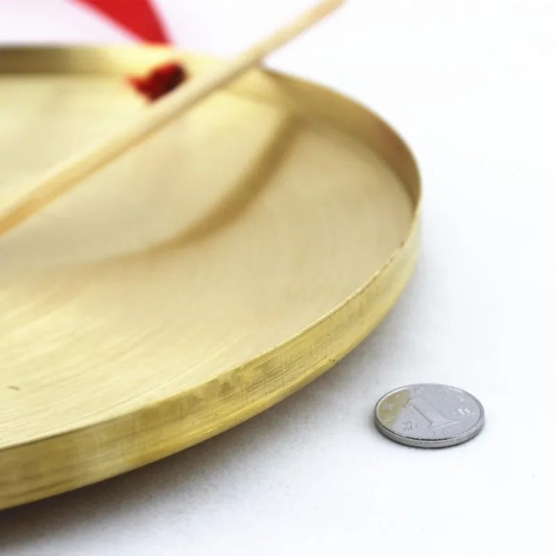 Mini Gong Gong Percussion Instrument For Kids Generic With Mallet 10 Cm/4inch Percussion Instrument Copper Decorative