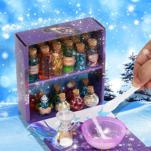 Kit Potion Magique Pour Enfants - Plus De 60 Accessoires (cristaux, Licorne, Chaudron...) - Activité Créative 6-12 Ans