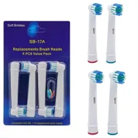 (4PCS/8PCS/16PCS/20PCS)SB-17A Soft Dupont Bristle Precision Cleaning Tooth Brush Head Compatible For Oral B 1