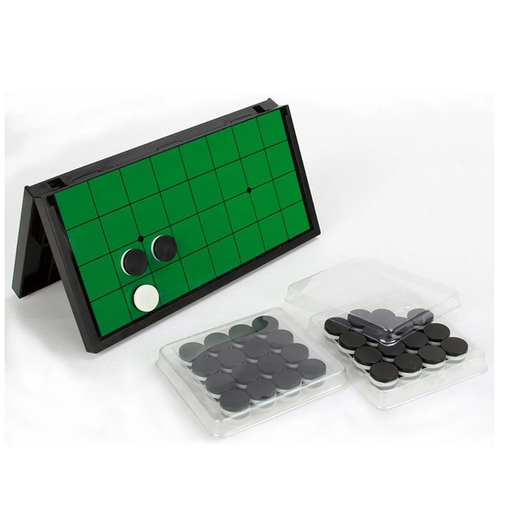 

Plastic Containers Educaltional Toy Funny Gobang Game Magnetic Creative Reversi Board Folding