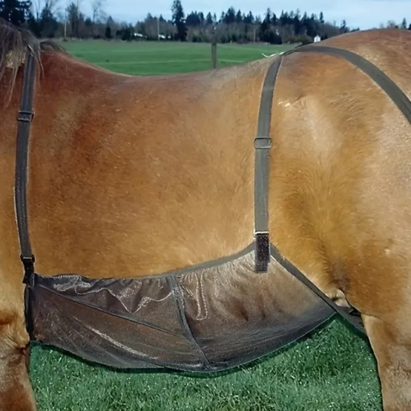 Horse Belly Protector Anti-Bite Anti-Scratch Horse Belly Band Equestrian Supplies Mesh Breathable Pet