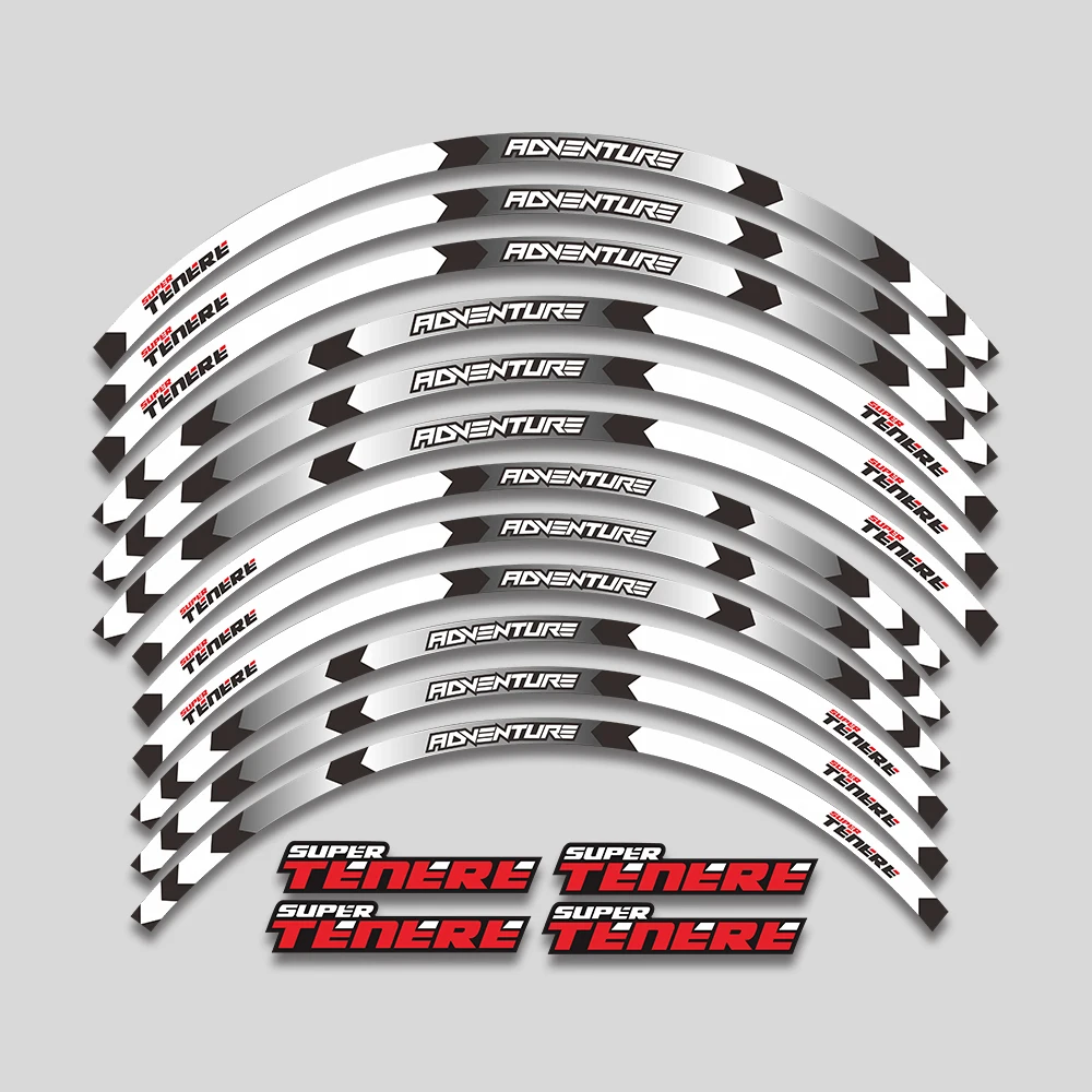 Motorcycle Accessories Sticker Wheel Hub Reflective Stripe Rim Tire