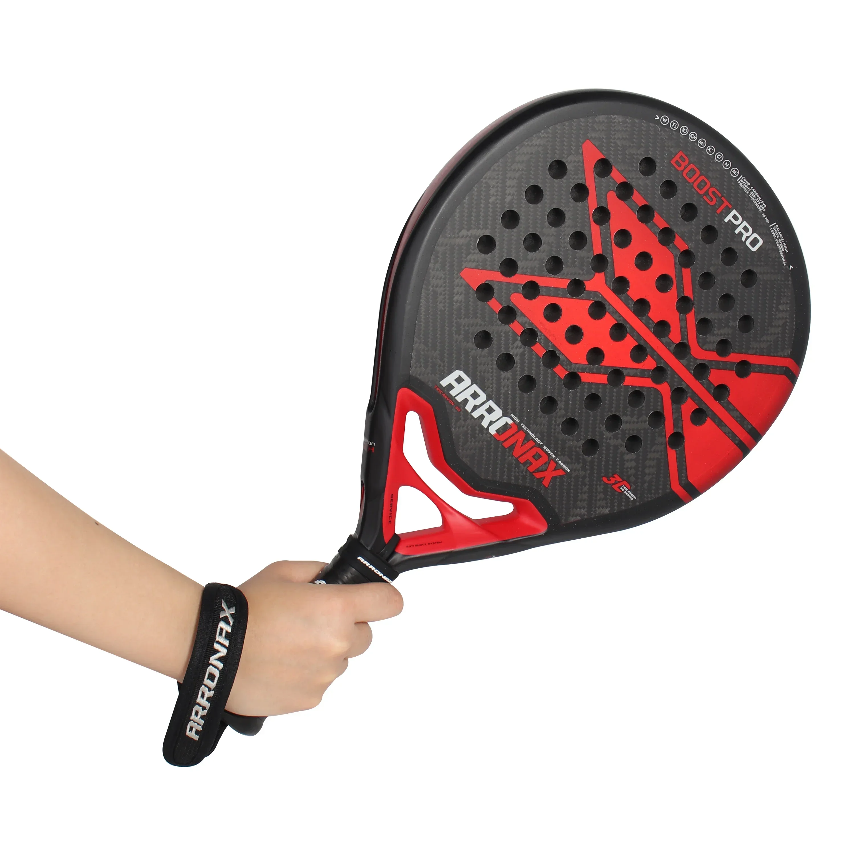 Padel Tennis Racquets Carbon Fiber EVA Memory Flex Foam Core Lightweight