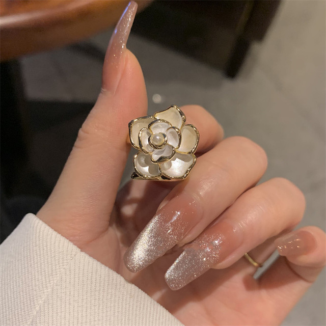 New Trendy Cute Glasses Ring Multiple Minimalist Adjustable Ring Bohemian Finger Ring Jewelry Accessories for Woman Girls