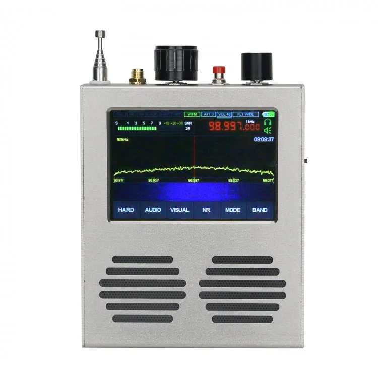 

HamGeek V4 Malachite-DSP1 SDR 50 кГц-2 ГГц AM/SSB/NFM/WFM DSP SDR радиоприемник с модулем расширения динамика