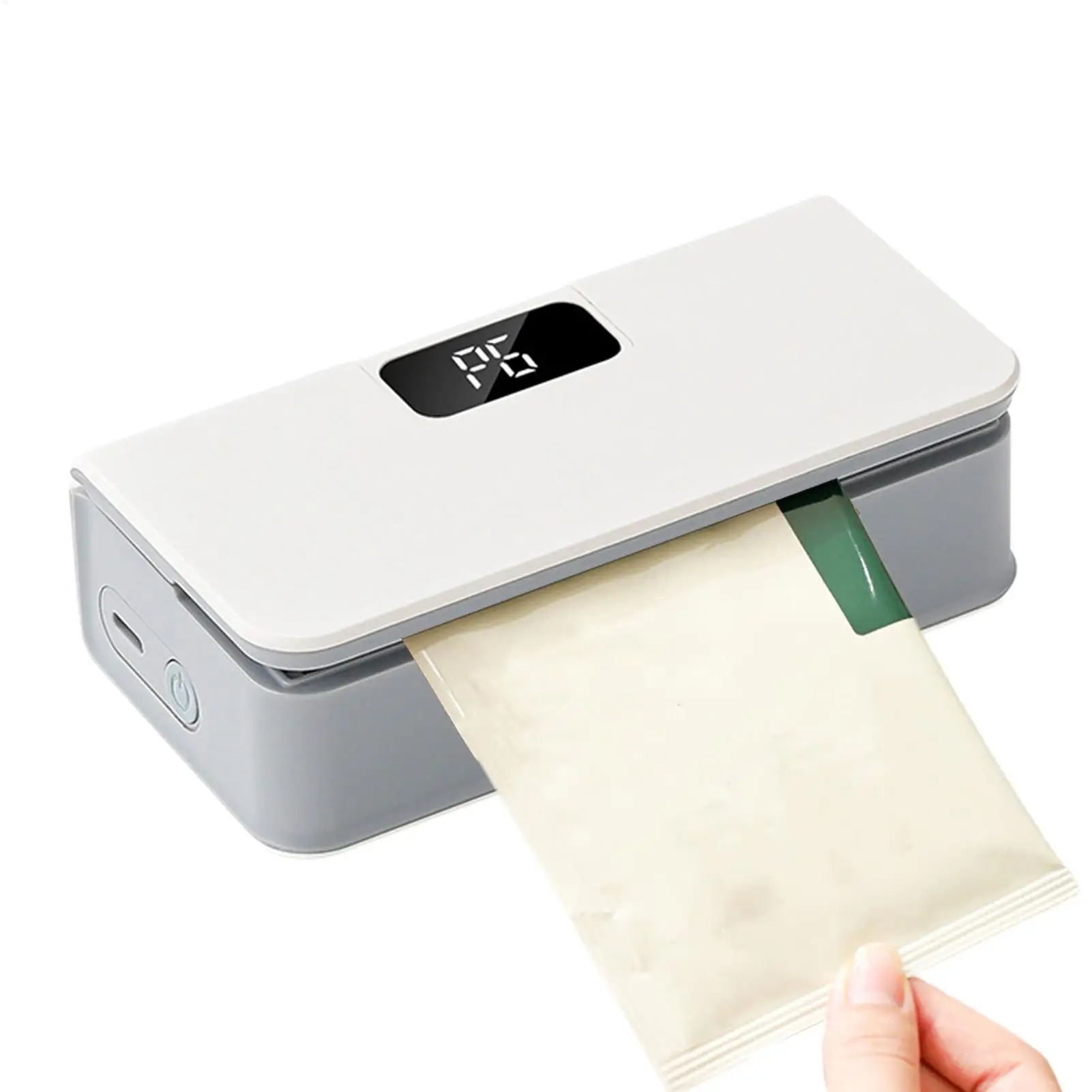 new Small Bag Sealer 2 In 1 Chip Bag Sealer And Cutter Vacuum Sealer Fridge Magnet 6-speed Intelligent Temperature Control 3