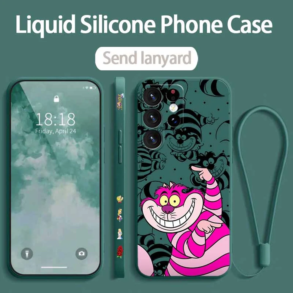 Alice in Wonderland Liquid Left Rope Phone Case