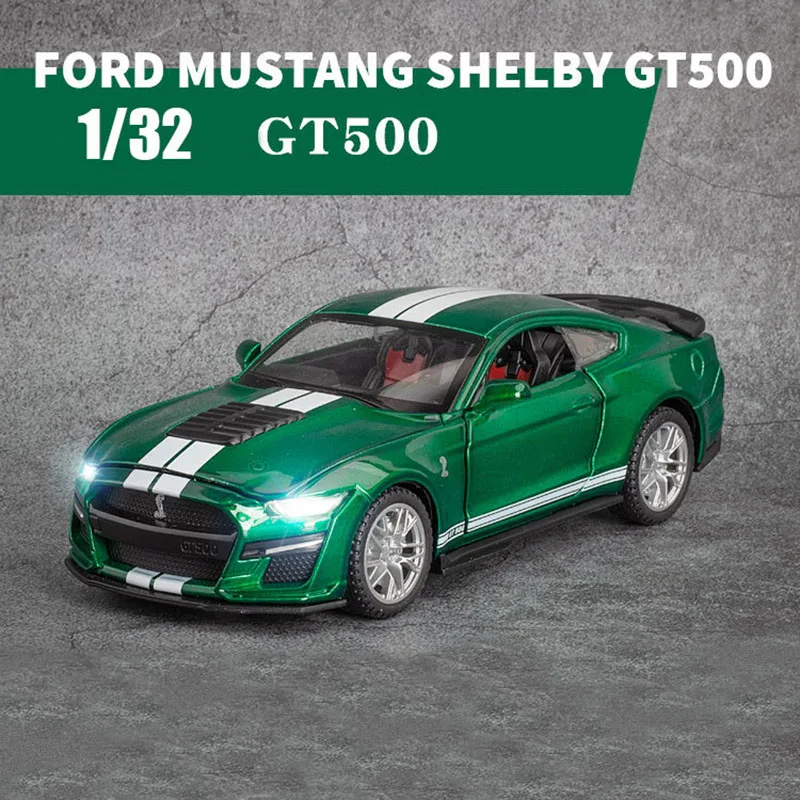 

Модель автомобиля Ford Mustang GT500 из сплава, 1:32, со звуком
