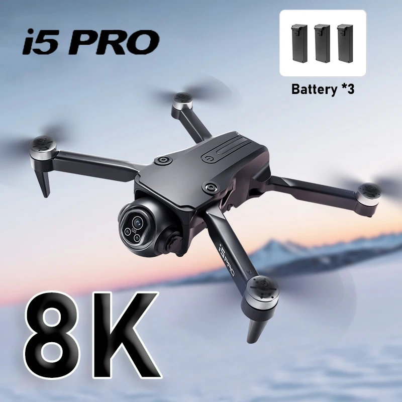 Drone ZFR F186 - Drone GPS 4K à double caméra 3 axes à cardan 4Km
