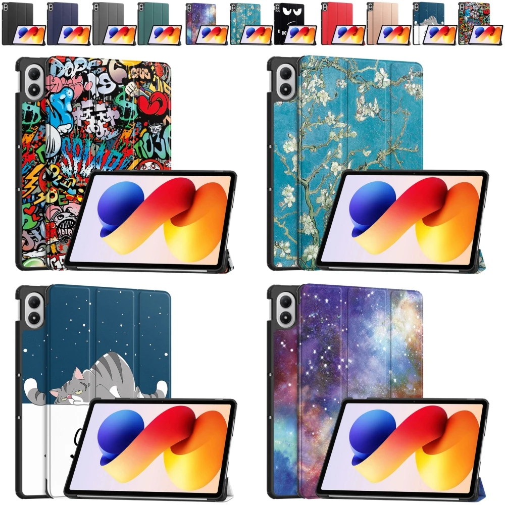 Premium PU Leather Tri-Folding Kids Stand Magnetic Tablet Cover
