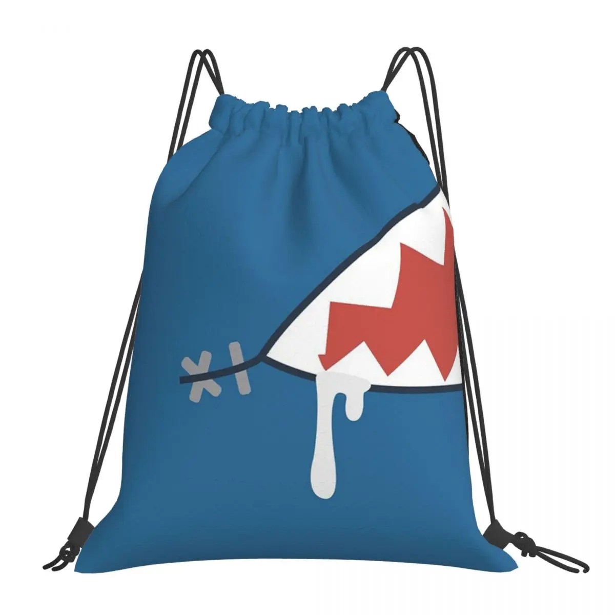

Gura Shark Backpacks Multi-function Portable Drawstring Bags Drawstring Bundle Pocket Sundries Bag BookBag For Travel School