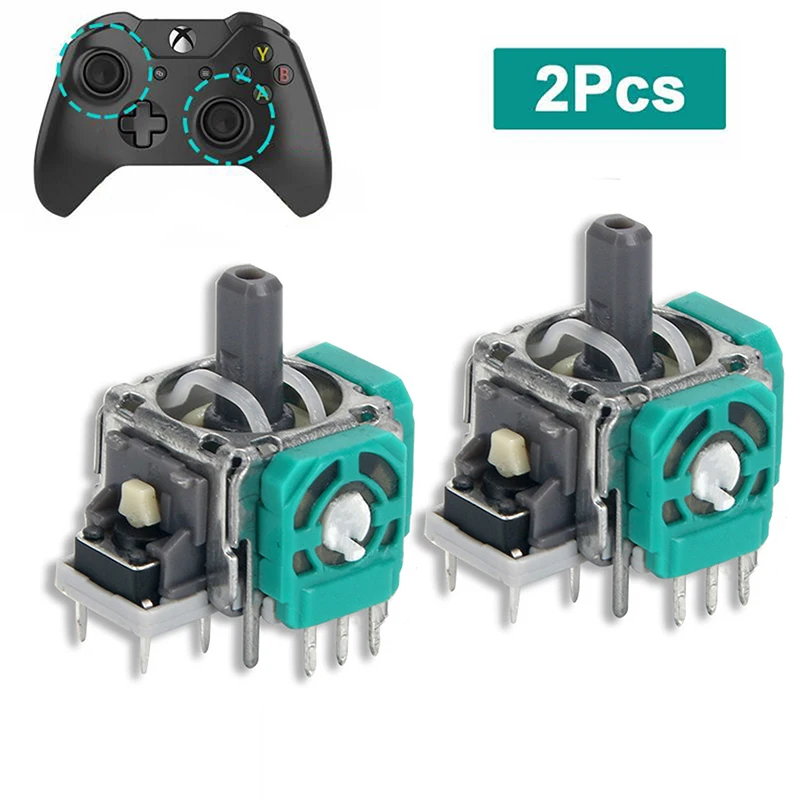 2 Pezzi Di Ricambio 3D Analog Stick Sensor Module Thumb Stick Per X Box One Gamepad Dualshock Controller Wireless Joystick Axis