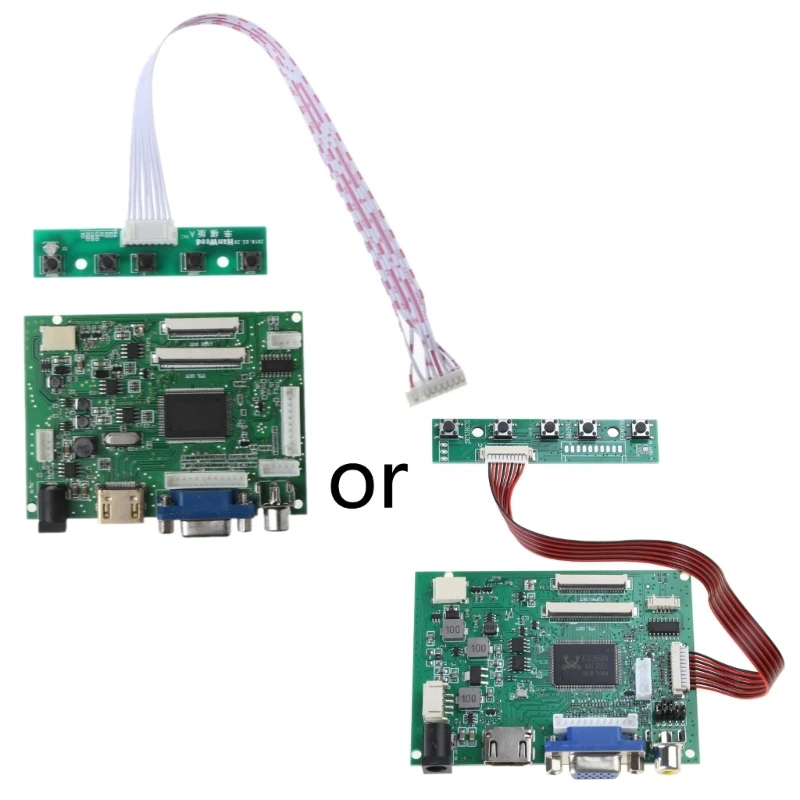 

1 компл.. HDMI-совместимая плата контроллера VGA 2AV 40/50Pin для ПК, 3 шт., Прямая поставка