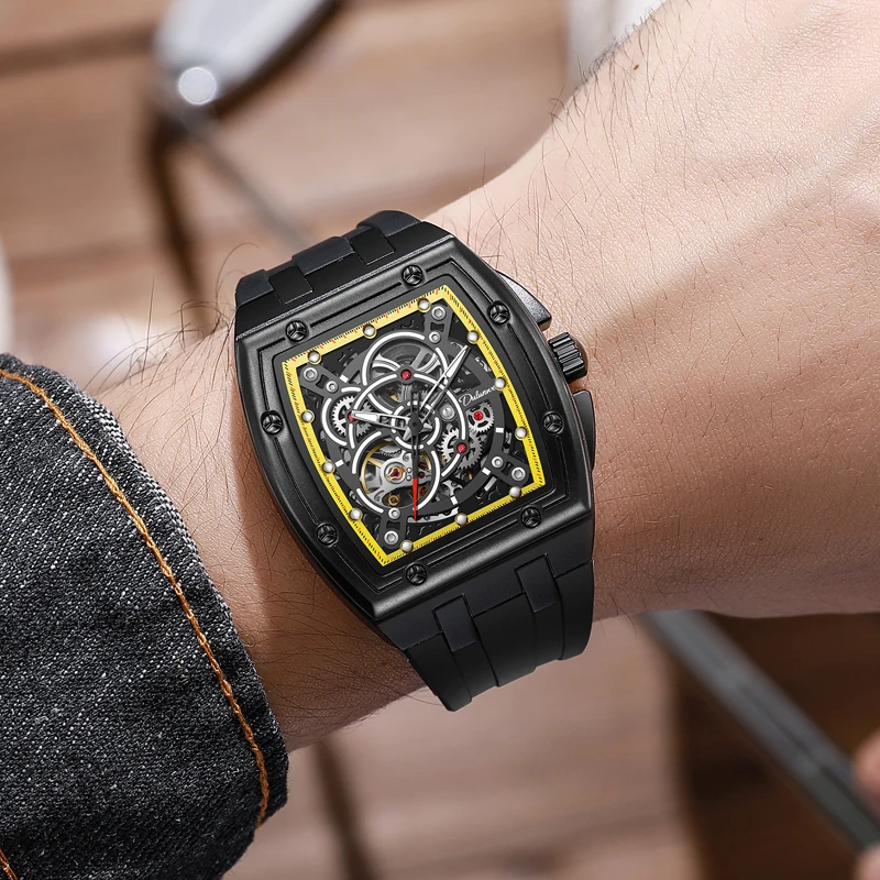 Top Brand Luxury Mens Watches Automatic Mechanical Watch 3ATM Waterproof Luminous Wristwatch Sports Male Relogio Masculino