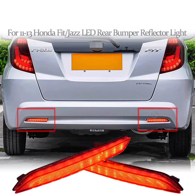 

Suitable For 11-23 Honda Fit Jed Odyssey Reflective Rear Bumper Lights, Brake Flash, Turn Fog Tail Lights Modification