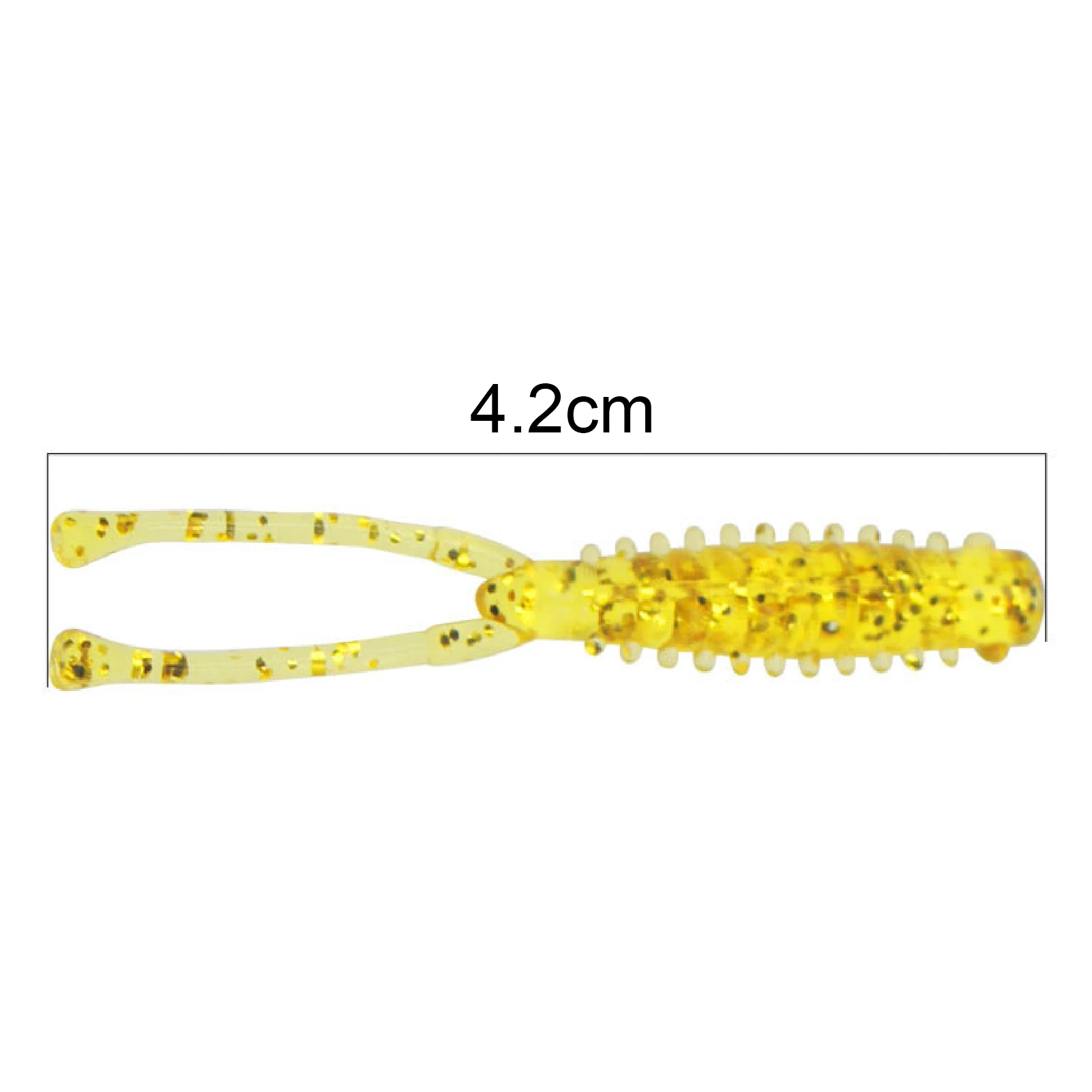 Fishing Soft Lures Rockfish 10pcs/lot 0.4g 42mm Twin Tail Artificial Wobbler Ocean Rock Silicone Shad Worm Bait