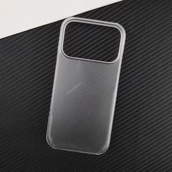 Sleek Ultra-Thin Matte Hard Phone Case with Anti-Fingerprint Finish for iPhone 17 Pro Max (Transparent)