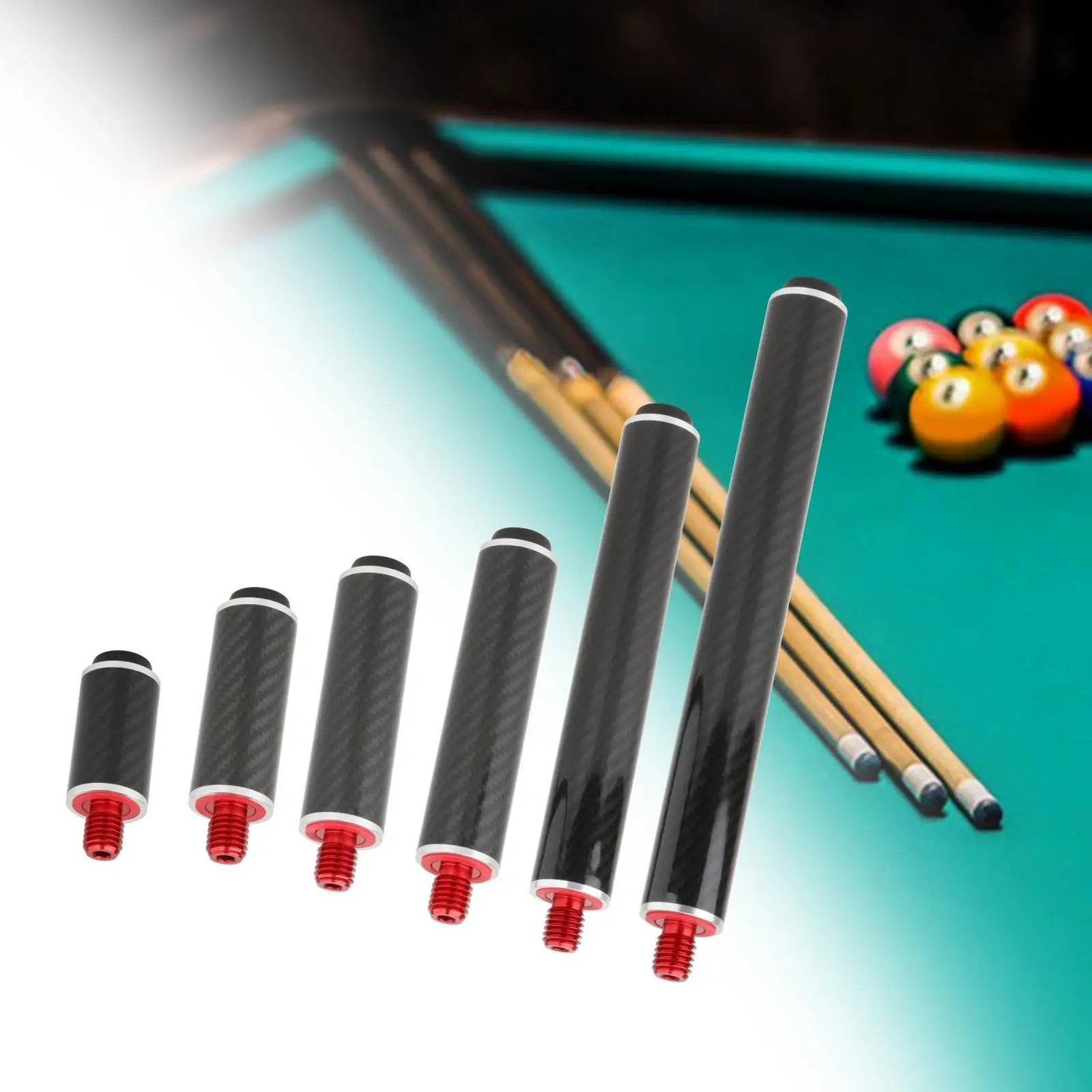 3.2cm Billiard Cue Extension, Cue Tip Extension, Professional Accessories for