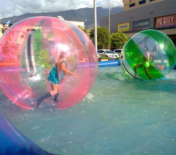 

PVC Material Water Zorb For Human Walk On Water Toy Balls Transparent Inflatable Water Walking Ball Water Balloon 1.5M/2M Dia