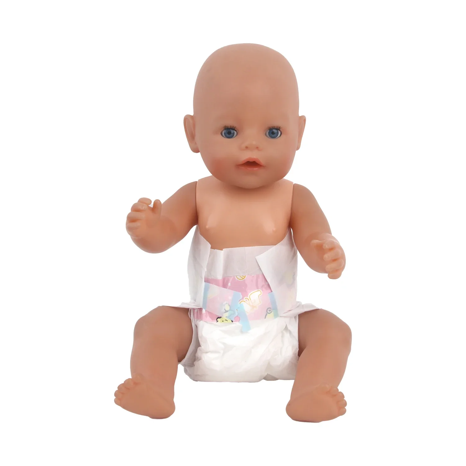 1/3/5Pcs Baby Dolls Diapers Pants Wear for 14-18 Inch Baby Dolls and Other Similar Dolls 43cm Baby Born Doll Underwear Doll Bibs - 4