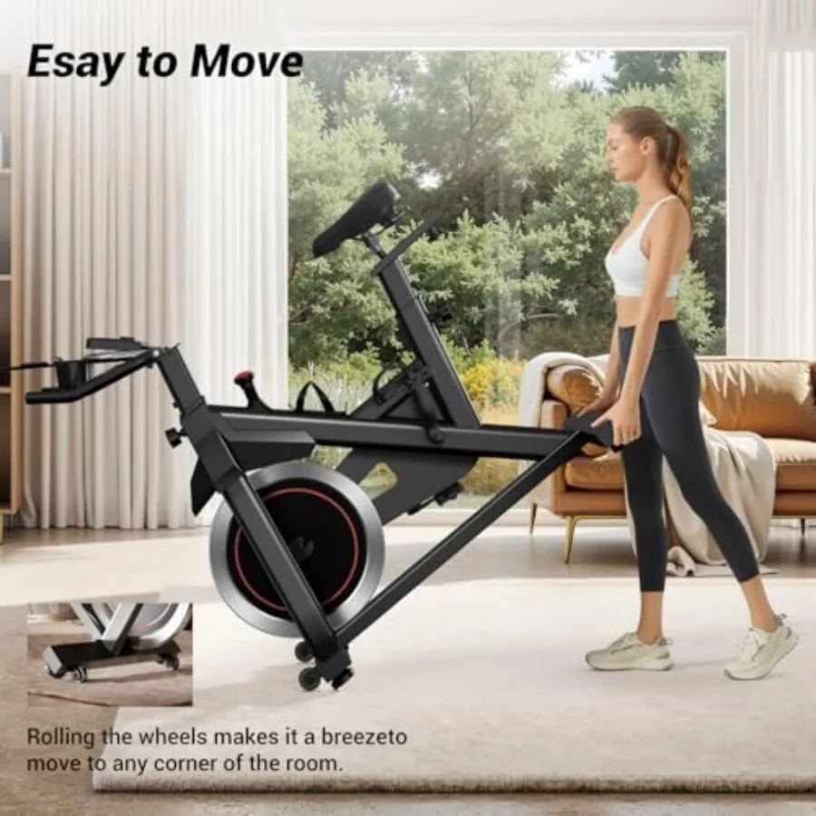 Heavy-Duty Stationary Exercise Bike 6