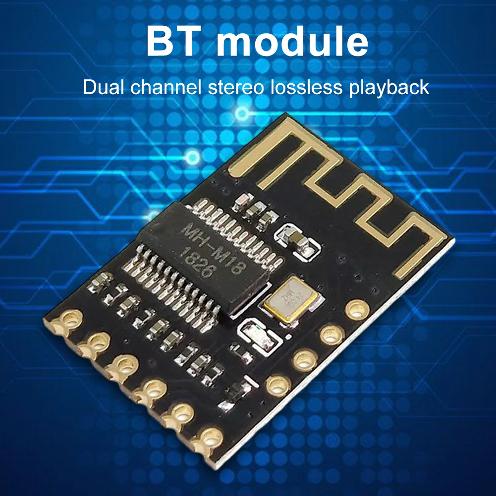 MH-M18/M28/M38 디코더 보드 표시등이 있는 무손실 블루투스 호환 오디오 모듈 HiFi DIY 수정 키트