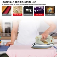1200W Portable Electric Steam Iron Dry Iron For Clothes High Quality Ceramic Soleplate Three Gears 220V Sonifer 2